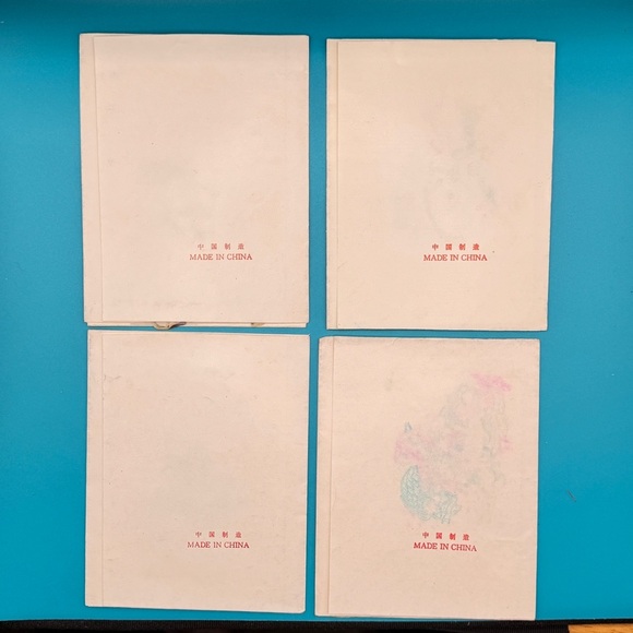 Vintage Chinese Paper-Cut Handicraft Folders Lot of 6 Folk Art Sets Jiǎnzhǐ - Picture 15 of 16